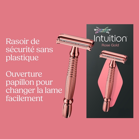 Wilkinson Sword Intuition Rose Gold rasoir + lames de rechange 9 pcs