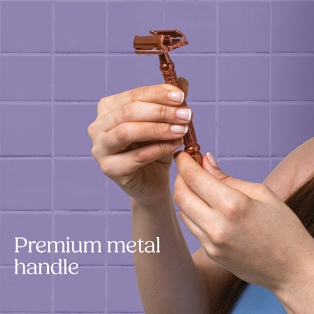 Wilkinson Sword Intuition Rose Gold razor + replacement heads 9 pcs