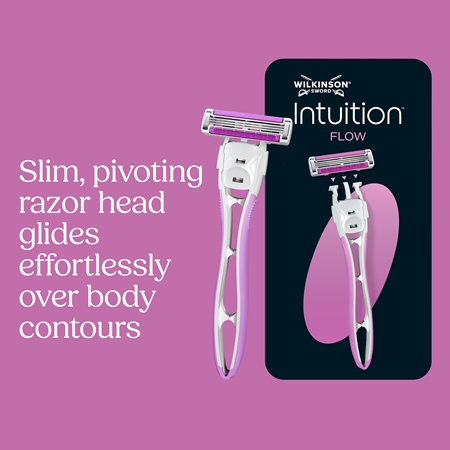 Wilkinson Sword Intuition Flow Lasy Shaver + spare blades 4 pcs