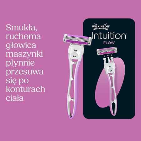 Wilkinson Sword Intuition Flow golarka damska zapasowe ostrza 4 szt.