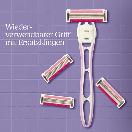 Wilkinson Sword Intuition Flow Damen Rasierer Ersatzklingen 4 pc