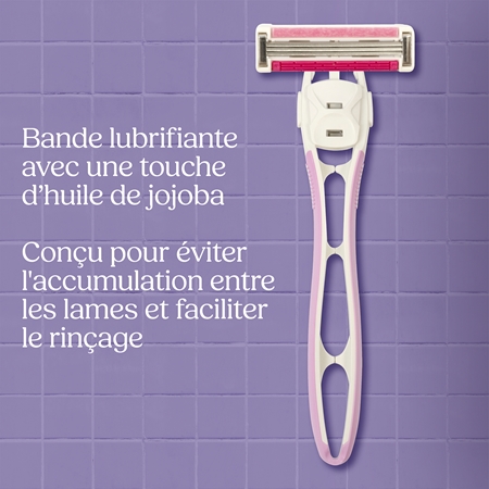 Wilkinson Sword Intuition Flow rasoir féminin + lames de rechange 4 pièces