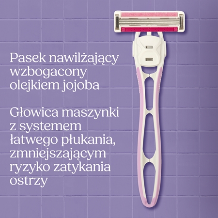 Wilkinson Sword Intuition Flow golarka damska zapasowe ostrza 4 szt.