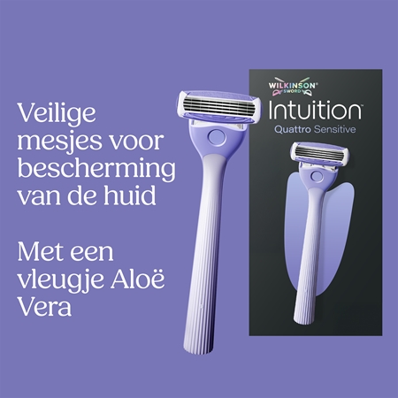 Wilkinson Sword Intuition Quattro Sensitive Scheerapparaat