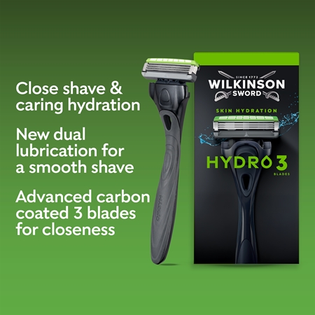 Wilkinson Sword Hydro3 Razor + Replacement Head 8 pcs