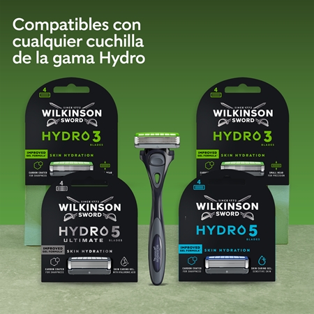 Wilkinson Sword Hydro3 afeitadora + cabezales de recambio 8 uds