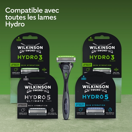 Wilkinson Sword Hydro3 rasoir + têtes de rechange 8 pcs