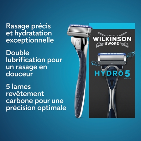 Wilkinson Sword Hydro5 rasoir + lames de rechange