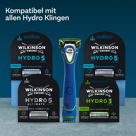 Wilkinson Sword Hydro5 The Face Groomer Körperhaartrimmer und Rasierer für die Nassrasur
