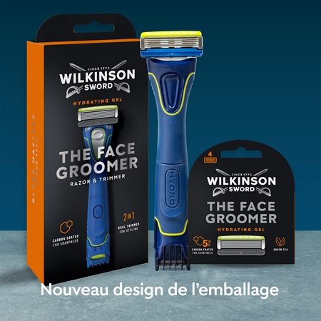 Wilkinson Sword Hydro5 The Face Groomer tondeuse et rasoir pour rasage humide
