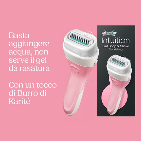 Wilkinson Sword Intuition 2in1 Soap & Shave Nourishing lame di ricambio