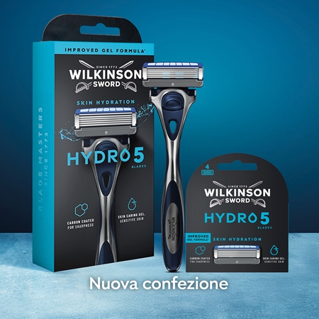 Wilkinson Sword Hydro5 rasoio + testina di ricambio 2 pz