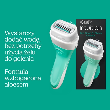 Wilkinson Sword Intuition 2in1 Soap & Shave Sensitive zapasowe ostrza