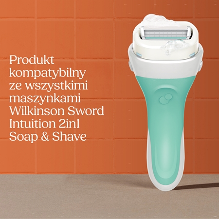 Wilkinson Sword Intuition 2in1 Soap & Shave Sensitive zapasowe ostrza