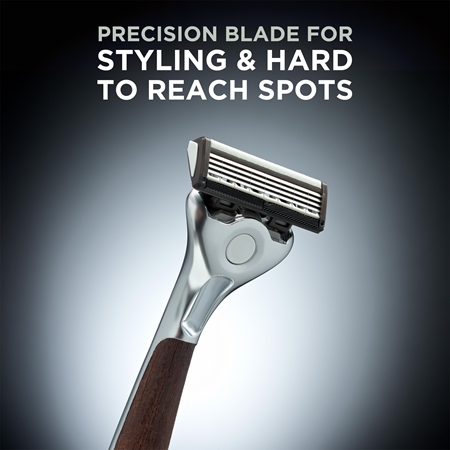 Wilkinson Sword Quattro Essential 4 Titanium Vintage Razor + Replacement Heads 5 pcs