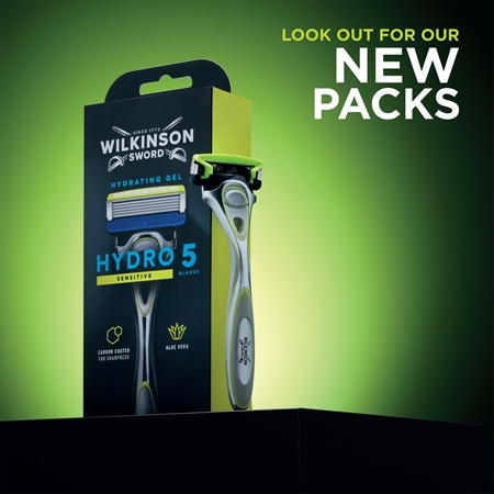 Wilkinson Sword Hydro5 Sensitive partakone + vaihtopää 4 kpl