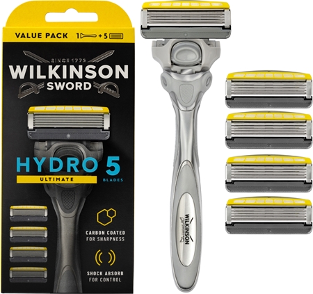 Wilkinson Sword Hydro5 Ultimate Razor + Replacement Head 5 pcs
