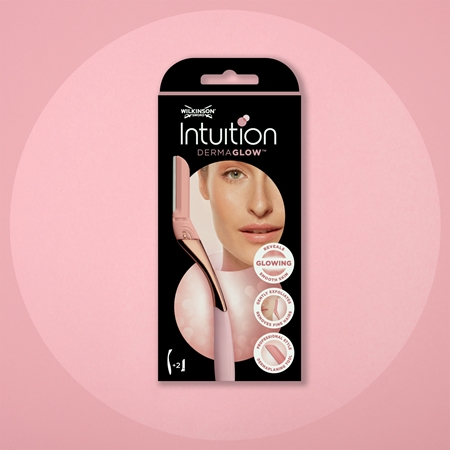 Wilkinson Sword Intuition Dermaglow Aparat de ras + 2 capete de schimb