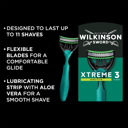 Wilkinson Sword Xtreme 3 Sensitive eldobható borotvák uraknak