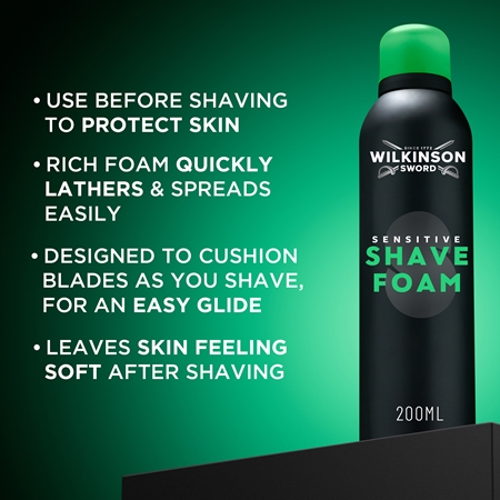 Wilkinson Sword Sensitive Shave Foam shaving foam for men