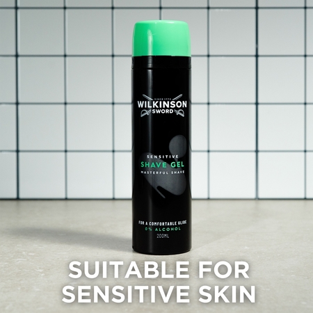 Wilkinson Sword Sensitive Shave Gel foaming gel for shaving for men