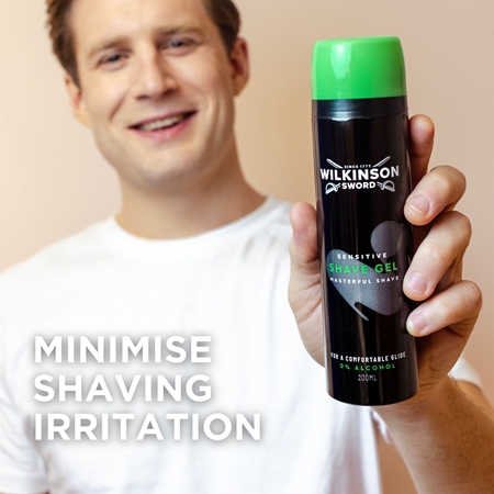 Wilkinson Sword Sensitive Shave Gel foaming gel for shaving for men