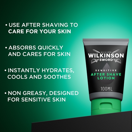 Wilkinson Sword Sensitive After Shave Lotion Niisutuspiim raseerimisjärgne