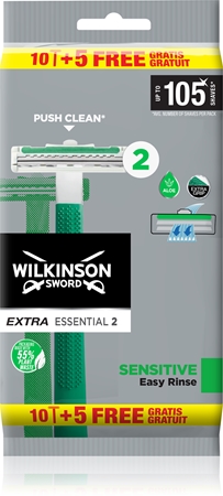 Wilkinson Sword Extra 2  Sensitive Lâmina descartável