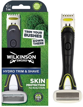 Wilkinson Sword Hydro Trim and Shave Skin Protection For Body and Balls elektrický holiaci strojček