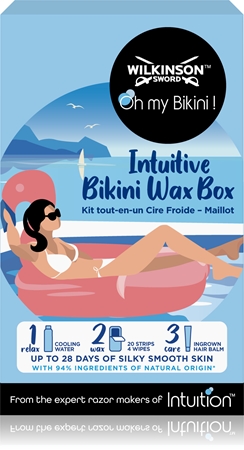 Wilkinson Sword Intuitive Bikini Wax depilační sada linie bikin a podpaží
