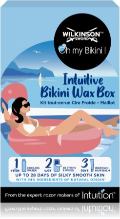 Wilkinson Sword Intuitive Bikini Wax depileringssæt Bikinilinje og underarm