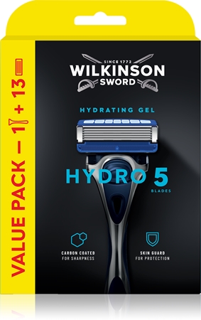Wilkinson Sword Hydro5 Skin Protection Regular aparat de ras + rezervă 13 buc