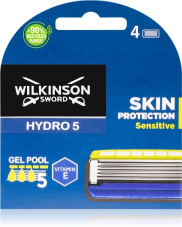 Wilkinson Sword Hydro5 Skin Protection Sensitive recarga de lâminas