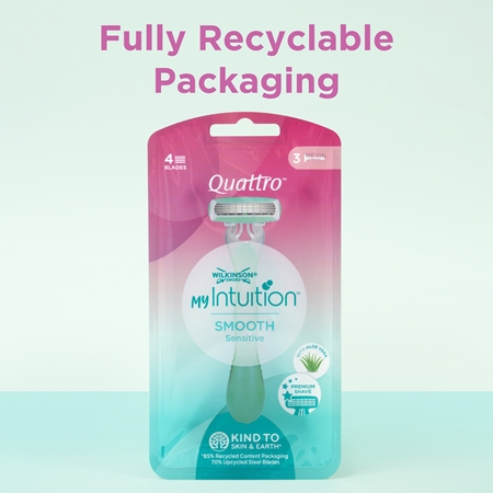 Wilkinson Sword Quattro for Women My Intuition Smooth jednorázová holítka