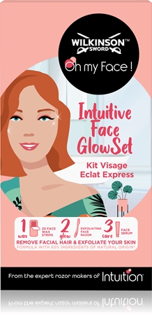 Wilkinson Sword Oh my Face! Intuitive Face Glow Set conjunto de depilação