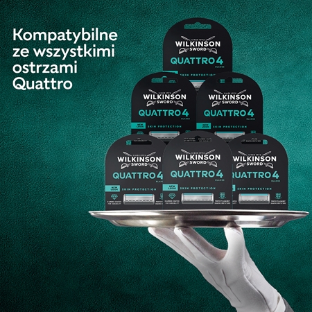 Wilkinson Sword Quattro Titanium Sensitive głowica wymienna