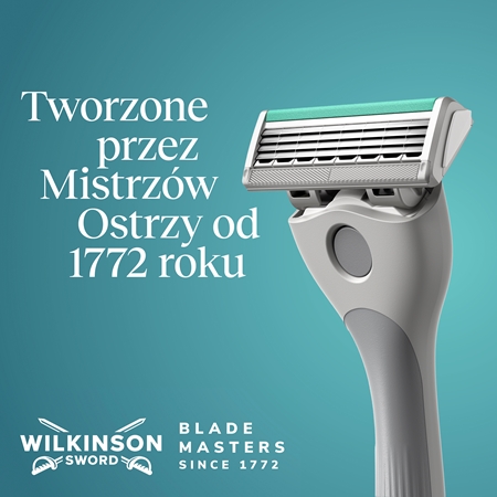 Wilkinson Sword Quattro Titanium Sensitive głowica wymienna