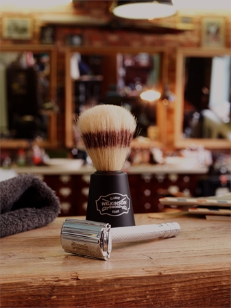 Wilkinson Sword Barbers Style Classic Shave The Edger máquina de depilação + lâminas de reposição 5 pçs