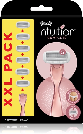 Wilkinson Sword Intuition Complete holicí strojek + náhradní hlavice 6 ks