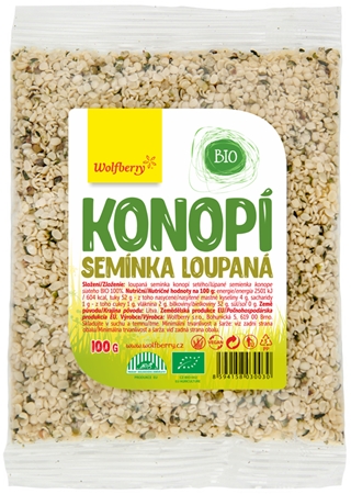 Wolfberry Hemp seeds peeled BIO nasiona w jakości BIO
