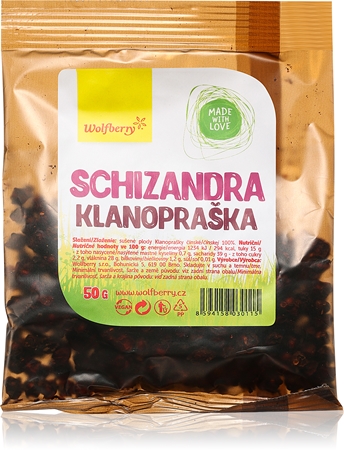 Wolfberry Schizandra Klanopraška sušené ovoce