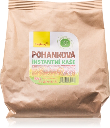 Wolfberry Pohanková kaše instantní kaše bez lepku
