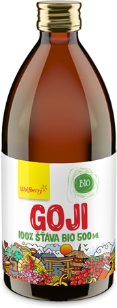 Wolfberry Goji šťáva BIO 100% šťáva v BIO kvalitě
