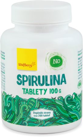 Wolfberry Spirulina BIO tabletki o działaniu przeciwutleniającym