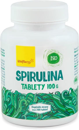 Wolfberry Spirulina BIO tablety s antioxidačním účinkem