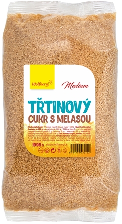 Wolfberry Trstinový cukor s melasou prírodné sladidlo