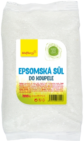 Wolfberry Epsomská sůl do koupele sůl do koupele
