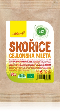 Wolfberry Ceylon Cinnamon BIO przyprawa jednorodna w jakości BIO