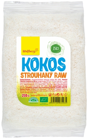 Wolfberry Coconut grated wiórki kokosowe w jakości BIO