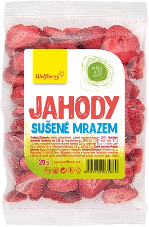 Wolfberry Freeze Dried Strawberries owoce liofilizowane